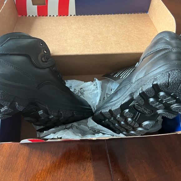 WORK BOOTS, THOROGOOD, HI -TOP, ULTIMATE CROSSTRAINER, BLK, SIZE 7, MADE IN USA - Picture 5 of 11